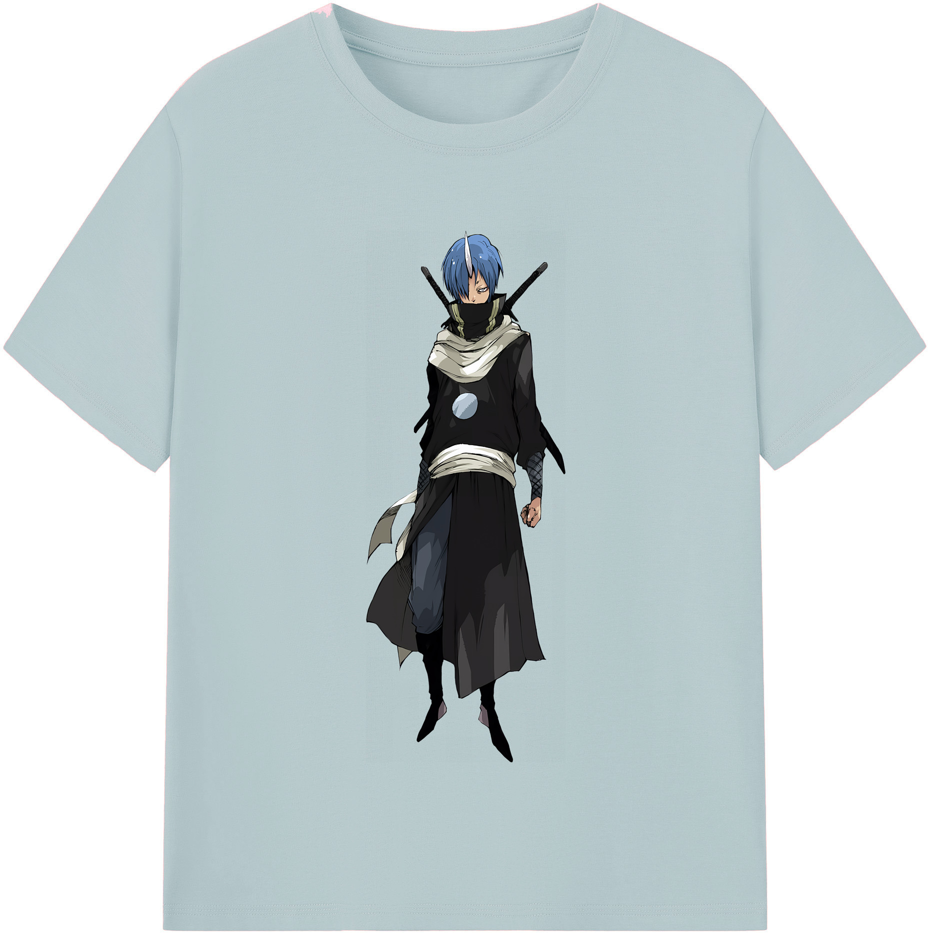 （画像用） 転スラ Regarding Reincarnated to Slime 綿100％半袖Tシャツ（フロントプリント）